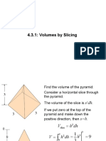 Lecture 4.5.1 Volumes by Slicing