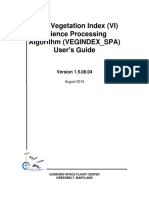 VIIRS Vegetation Index (VI) Science Processing Algorithm (VEGINDEX - SPA) User's Guide