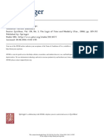 Synthese Volume 150 Issue 3 2006 (Doi 10.2307/20118777) Patrick Blackburn - The Logic of Time and Modality - Arthur Prior and Hybrid Logic