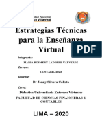 Tarea 2 Estrategias Tecnicas de Enseñanza Virtual