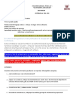 Planeacion de Antologias 24 Nov Al 10 Dic