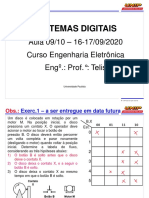 Sistemas Digitais - Aula - 9 - 10