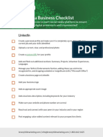 Social Media Business Checklist: Linkedin