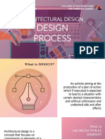 Architectural Design 1 - Lecture 7 - Design Process