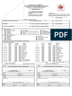 Plumbing Permit: Department of Public Works & Highways Office of The Building Official