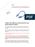 What's The Difference Between RJ11 and RJ45 Ethernet Cables?