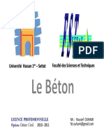 Chapitre 4 Le Beton