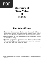 Overview of Time Value of Money