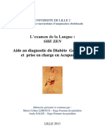 LEROUX - SALES - Examen Langue-Diabete