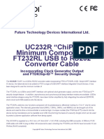 Uc232R "Chipi" Minimum Component Ft232Rl Usb To Rs232 Converter Cable