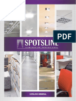 2015 Catalogo Artefactos Luz SPOTSLINE General (Nacionales) PDF