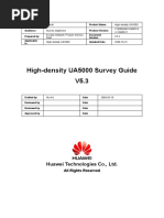 High-Density UA5000 Survey Guide V5.3: Huawei Technologies Co., LTD