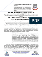 MASTER 2020 - MÓD III - AULA 50 - NT Atos Dos Apóstolos - Os Apóstolos PDF