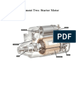 Experiment Two: Starter Motor