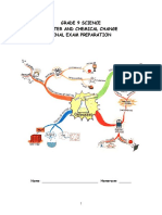 Grade 9 Science Matter and Chemical Change Final Exam Preparation