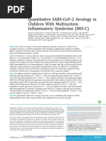 Quantitative Sars-Cov-2 Serology in Children With Multisystem in Ammatory Syndrome (Mis-C)