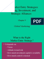 Global Market Entry Strategies: Licensing, Investment, and Strategic Alliances