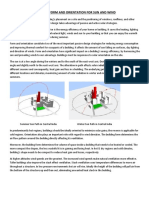 Building Form and Orientation For Sun and Wind