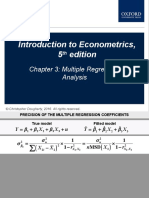 Introduction To Econometrics, 5 Edition: Chapter 3: Multiple Regression Analysis