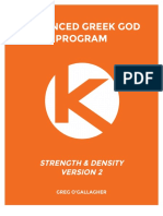 Advanced Greek God Program: Strength & Density