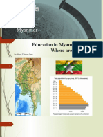 Education in Myanmar Where Are We Now: Dr. Myat Thinzar Nwe