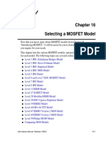 Selecting A MOSFET Model: Star-Hspice Manual, Release 1998.2 16-1