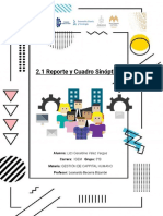 2.1 Reporte y Cuadro Sinóptico