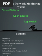 Real-Time Network Monitoring System: Cross-Platform Open Source Lightweight