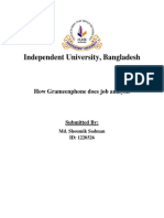 How Grameenphone Does Job Analysis PDF