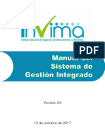 Manual de Calidad INVIMA