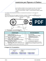 Transmission Par Pignons Et Chaînes: I. Chaines