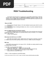 RSSI Troubleshooting