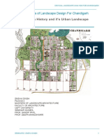 Chandigarh's History and It's Urban Landscape Issues!