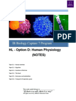 IB Biology Option D - HL Notes 