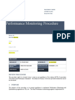 Performance Monitoring Procedure - Final