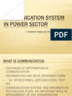 Communication System in Power Sector