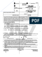 Dr. Arnold Klein's Invoice/Creditor's Claim Towards The Estate of Michael Jackson