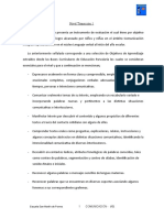 Evaluación Diagnóstica Inicial - COMUNICACION - NT1