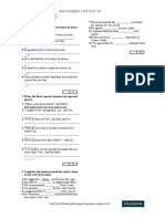 Intermediate Unit Test 10: Grammar