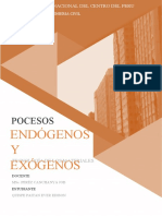 Informe de Investigación Procesos Exógenos y Endógenos