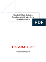 Oracle Utilities Software Development Kit V4.4.0.2.x Installation Guide