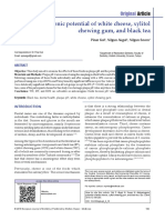 Anticariogenic Potential of White Cheese 2019