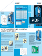 Heated Compressed Air Adsorption Dryer Vehdd-Series Data