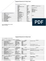 Suggested Repertoire For String Events