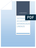 Unidad 4 - Sistemas de Acuaciones Diferenciales Lineales PDF