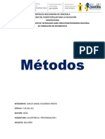 Trabajo de Metodos - Programacion I