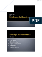 Patología Del Oído Externo