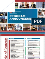 Program Announcement PDF