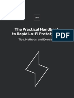 The Practical Handbook To Rapid Lo-Fi Prototyping: Tips, Methods, and Exercises