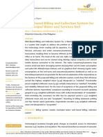 Web-Based Billing and Collection System For A Municipal Water and Services Unit